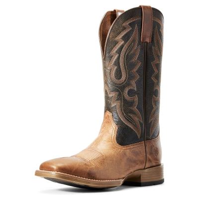 Ariat Barton Ultra Kahverengi / Siyah Western Csizma Erkek (31283-585)